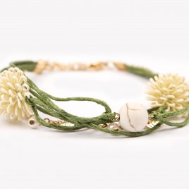 Armband „Coraille (grün)“