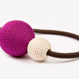 Haargummi „Boba (pink)“