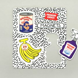 Magnet-Set „Banana, Chicken Soup and Cleaner“