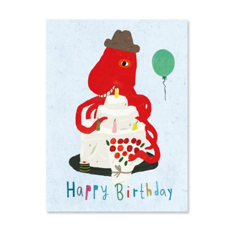 octopus birthdaycard