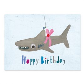 Klappkarte „Birthday Shark“