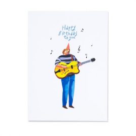 Klappkarte „Birthday Guitar“